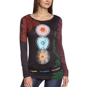 Desigual Mándala Long Sleeve Top